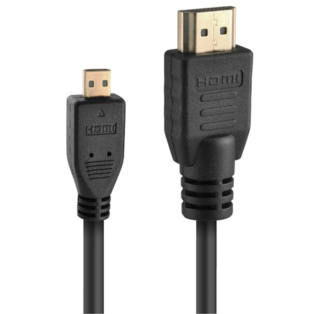 EMATIC HDMI to Micro HDMI Standard Cable with Ethernet, 6 Feet EMH60